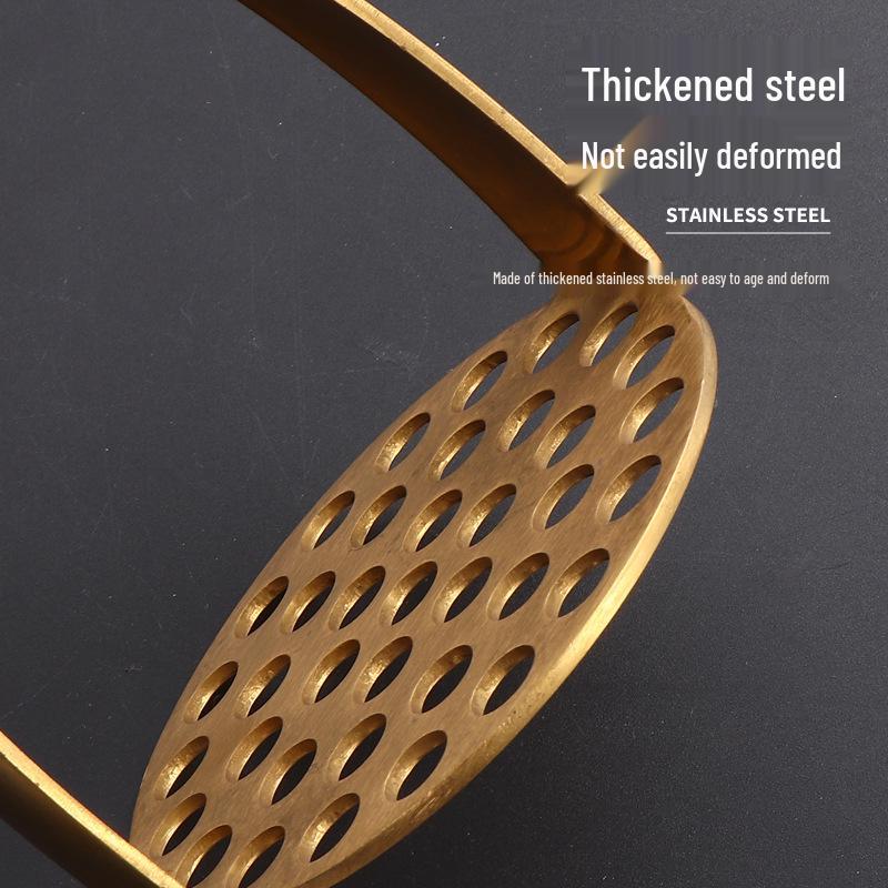 304 Stainless Steel Multifunctional Potato and Pumpkin Masher for Baby Food