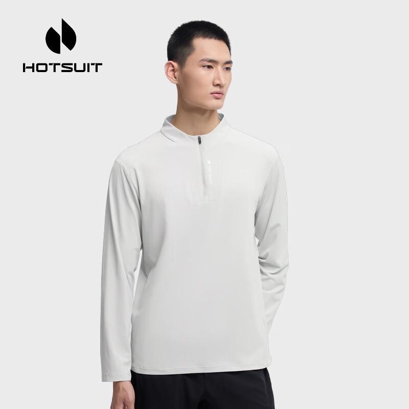 HOTSUIT Men s Long Sleeve Quick-Dry Running & Training T-Shirt L