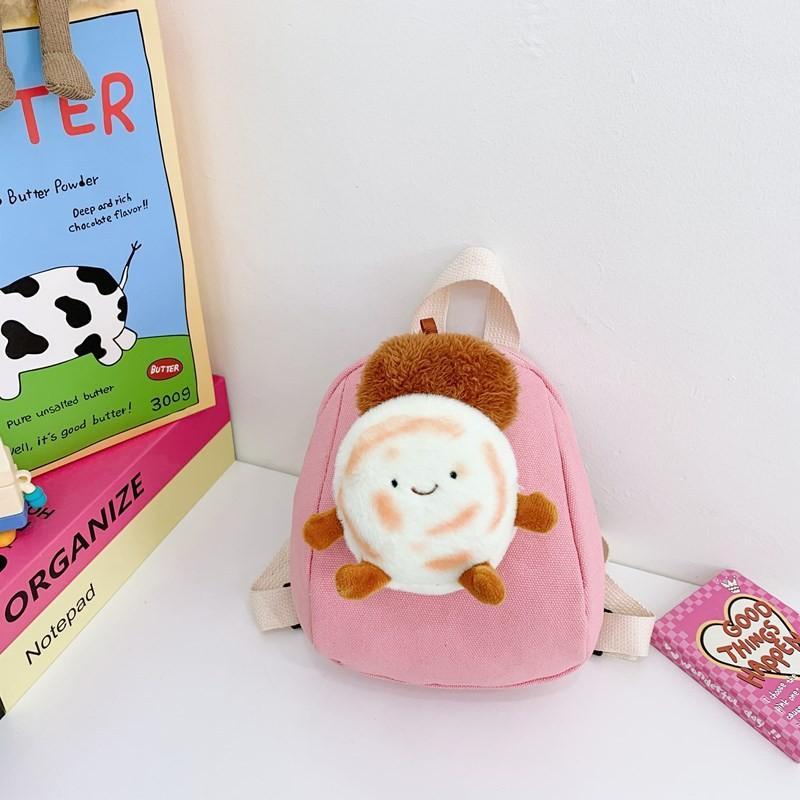 Kindergarten Cartoon Nylon Backpack Plush Doll Unisex Kid Schoolbag Fashion