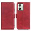 For Motorola Moto G54 5G Case Cowhide Texture PU Leather Wallet Cellphone Shell