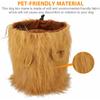 Lion Mane for Dog Costumes Realistic Funny Lion Wig for Medium Large Sized Dogs Halloween Pet Costume (Large, Light Brown)