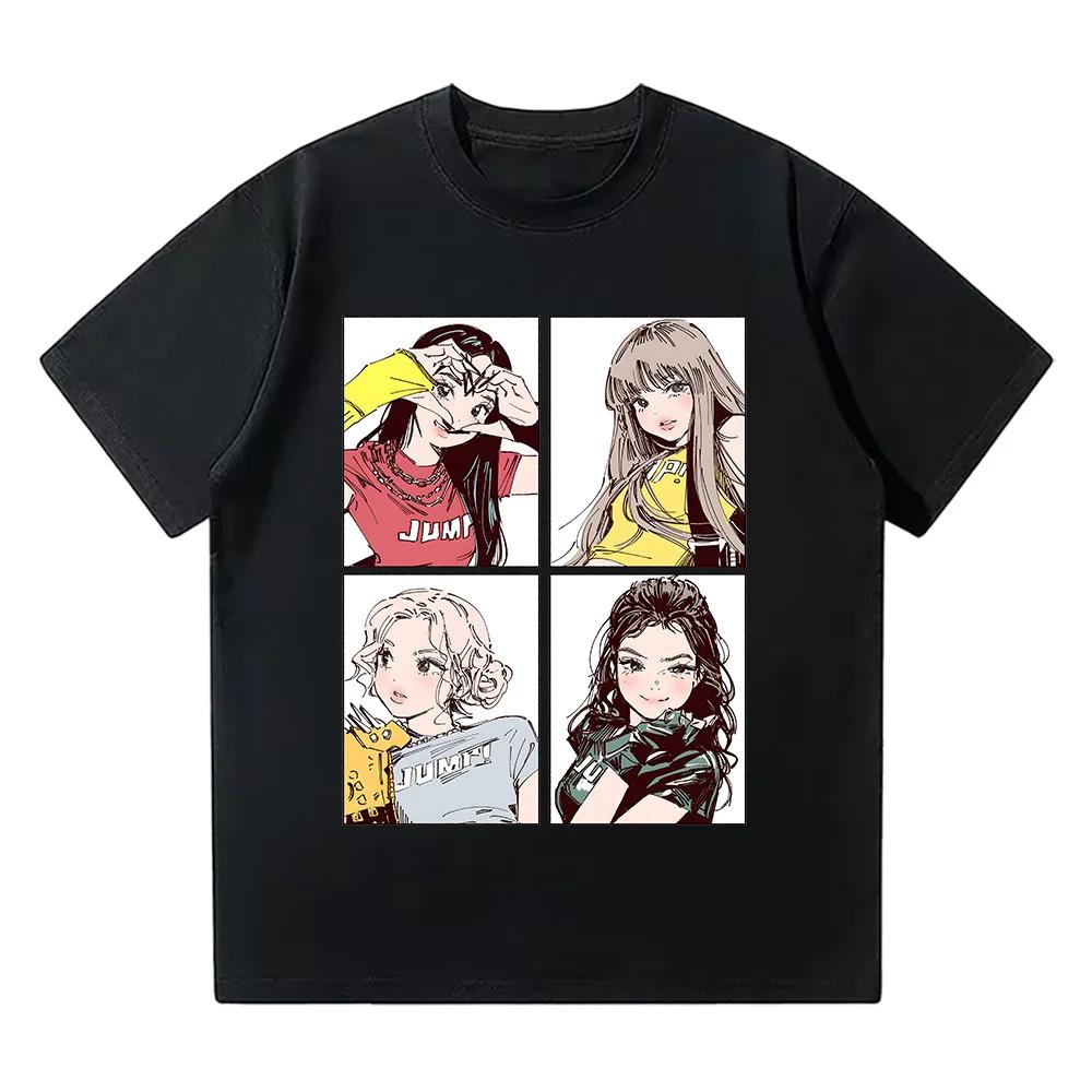 Comfortable Simple Women s Short-sleeved Fashion Cotton Top Casual T-Shirts Women’s S чёрный