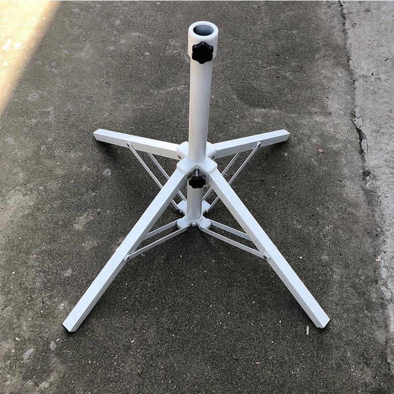 Großer Outdoor-Gewerbeschirm mit Doppelrippen - Sonnenschirm für Sonne, Werbung und Standnutzung