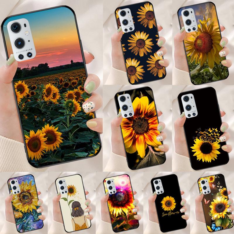 Beauty Yellow Sunflower For Realme 11 10 12 13 14 Pro Plus GT 7 6 5 Pro GT 6T C67 C61 C53 C51 C21Y C25S C75 C55 Case