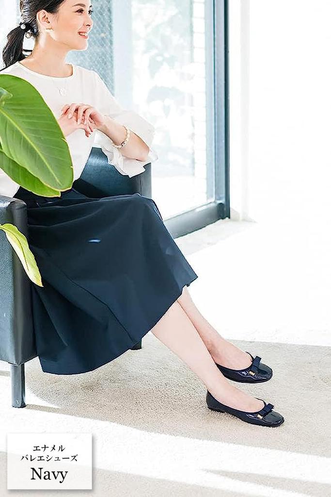 VIRINA Ballet Made In Patent Rain or Memory Foam Cushioned Square Toe Anna Square Includes Size Women's Flats, Japan, Leather, Shine, Water-Repellent,