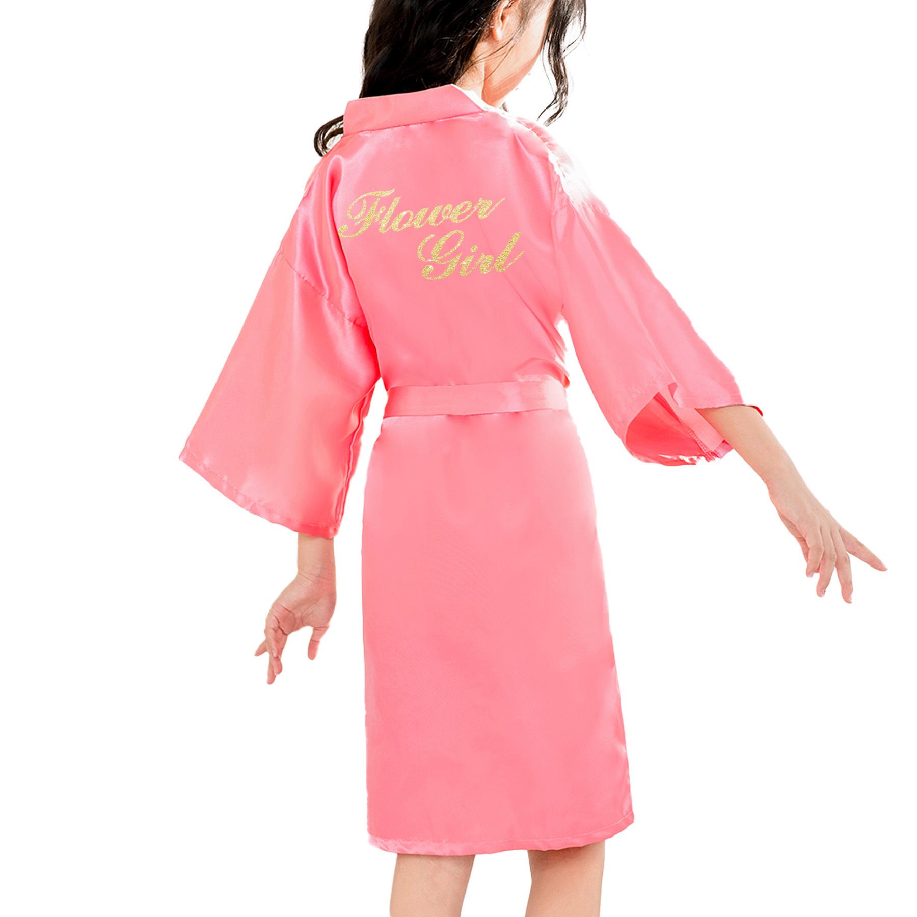 

Детский халат удобный и элегантный темперамент однотонный детский утренний халат для девочки-цветочницы невесты кардиган для свадьбы 14 арбуз красный