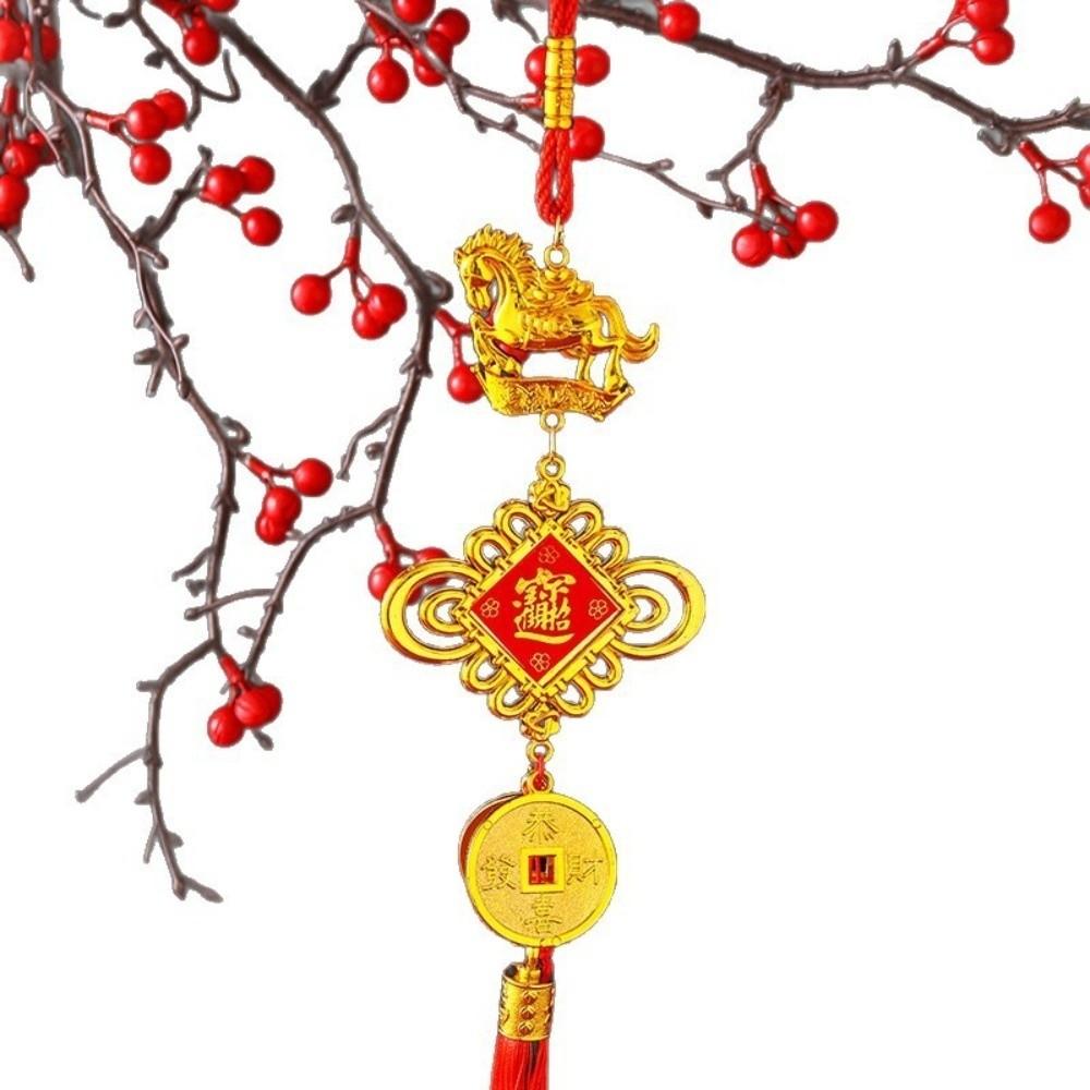 Year Of The Horse Chinese New Year Charm Hanging Wall Pendants New Car Ornament  Home Decor