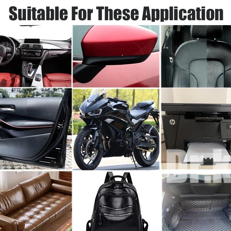 Car Plastic Leather Restorer Spray Polish Cleaner Coating Agent Back To Black More Gloss Car Cleaning Products