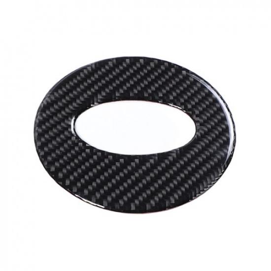 Soft Carbon Fiber Steering wheel  Trim Sticker For Subaru Forester SK 19-24