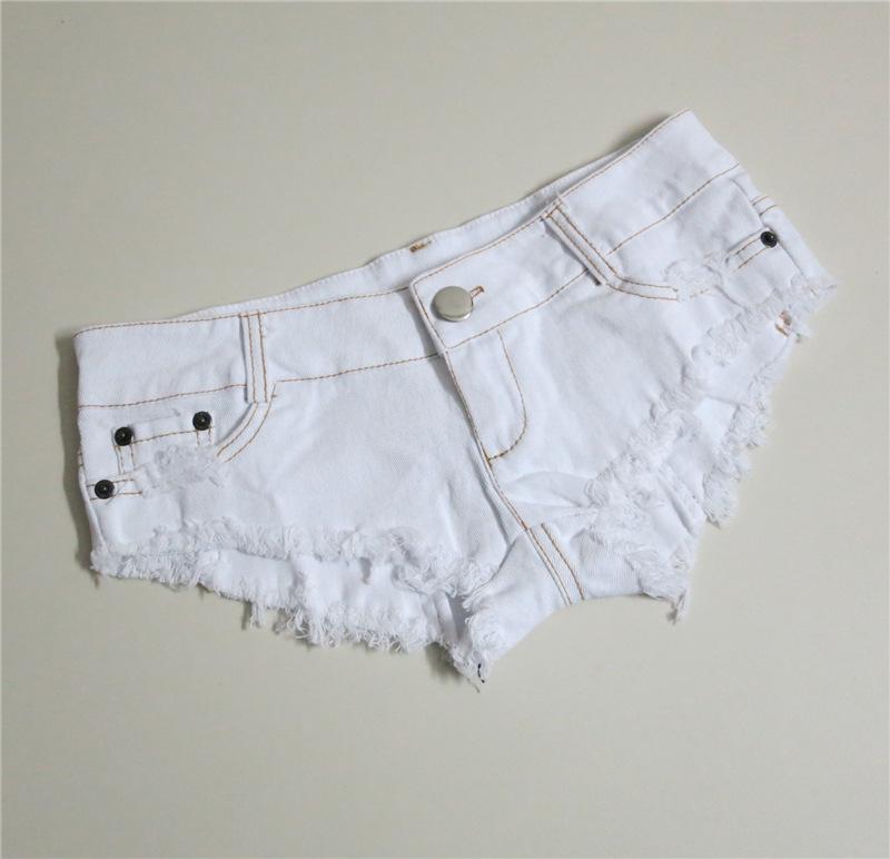 

Женские летние и осенние джинсовые шорты: Европейский и американский клубный стиль супер шорты L белый