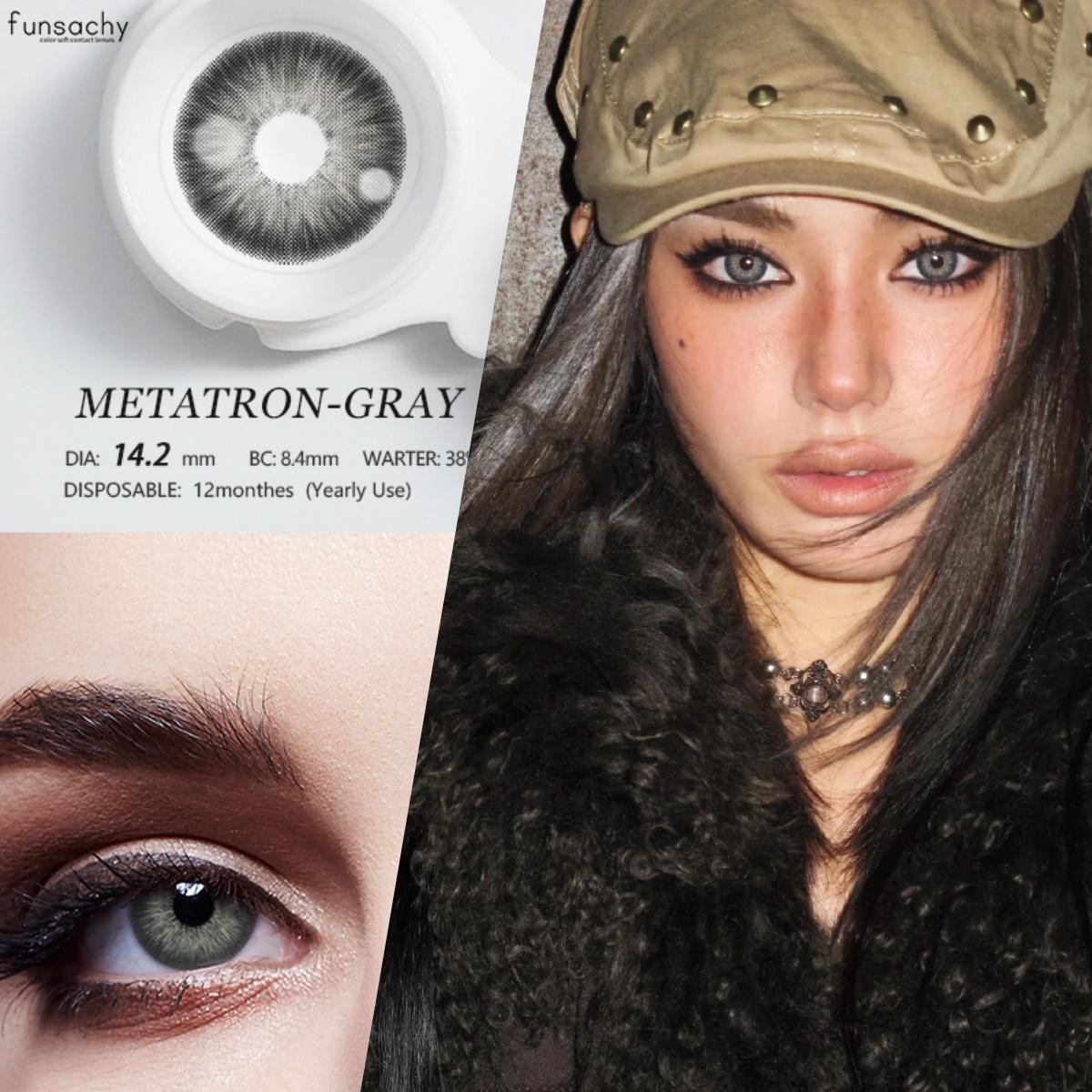 

Цветные контактные линзы Funsachy для глаз Натуральные контактные линзы MEDUSA Модные линзы Линзы для голубых глаз Зеленые линзы