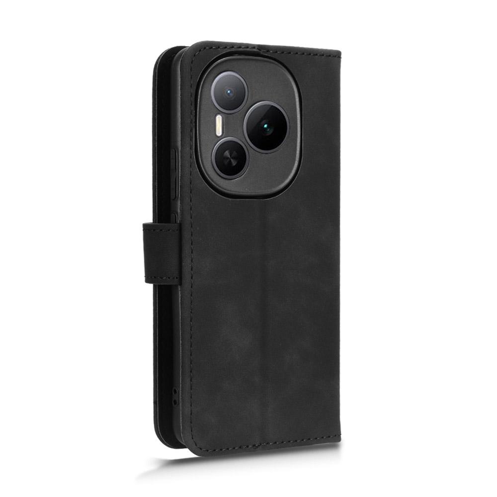 For Honor Power 5G Leather Case Skin Feel Anti Drop Wallet Flip Phone Cover