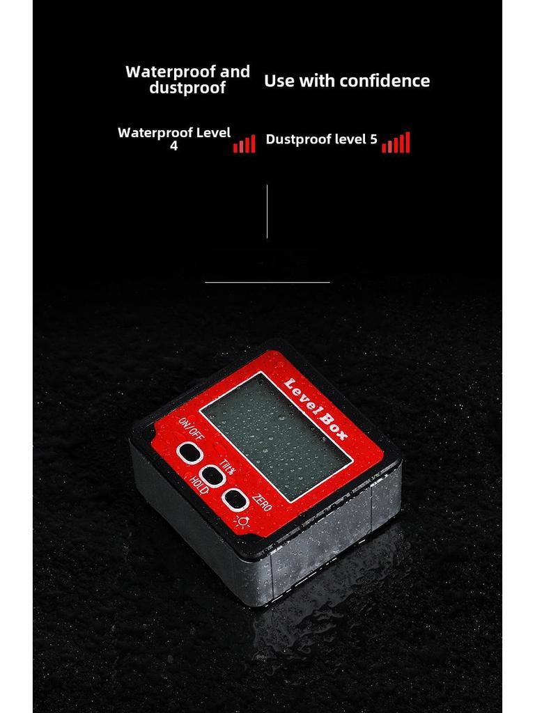 Hot 4x90° 2-Button Digital Inclinometer & Angle Slope Meter