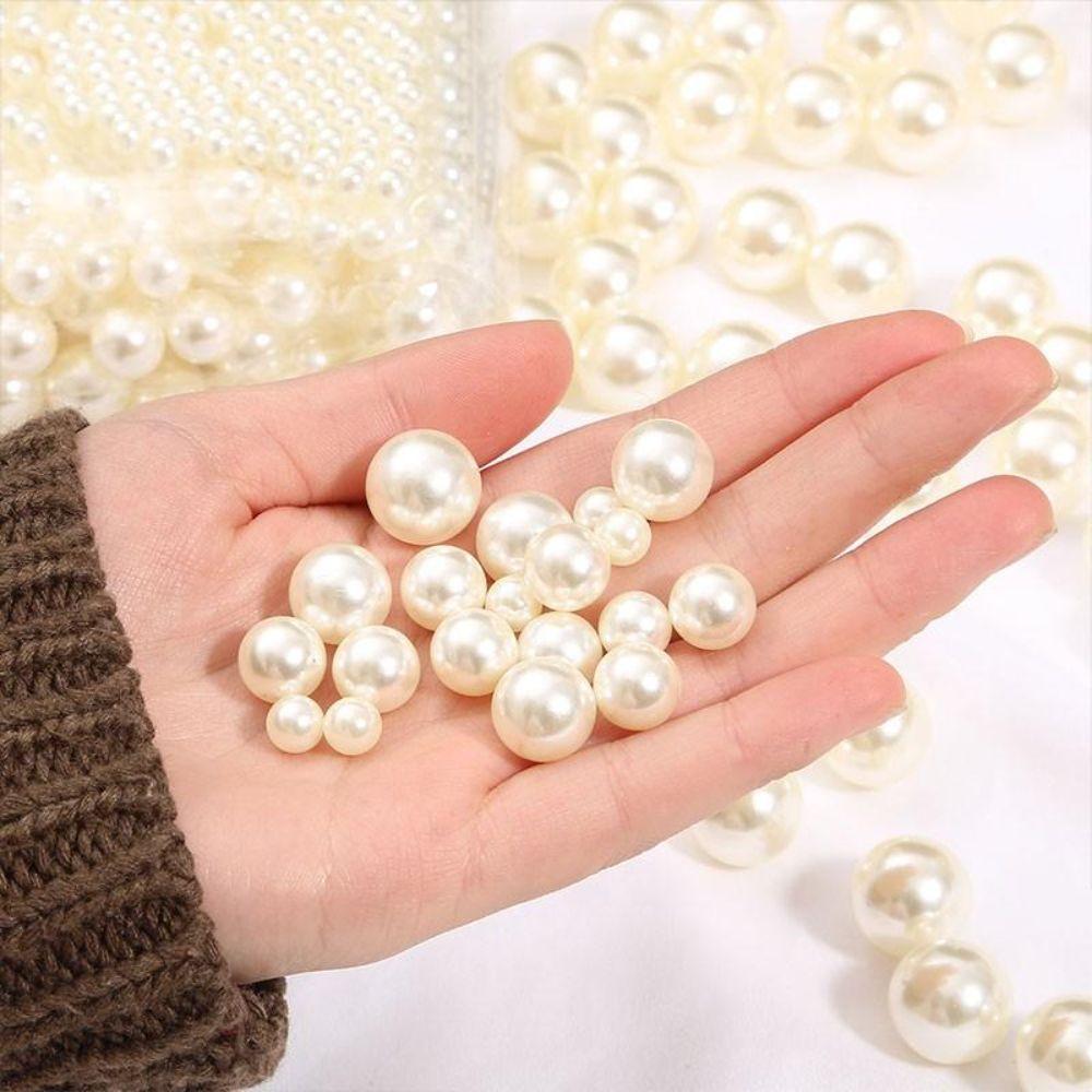 20-300Pcs 3-14mm ABS Pearl Beads High Gloss Craft Pearl Beads  Phone Case Decoration
