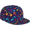 Czapki z płaskim daszkiem dla mężczyzn Kolorowy nadruk nut muzycznych Męskie czapki Snapback Czapki baseballowe Trucker Dad Regulowane