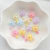30Pcs Cute Mini Cartoon Colorful Rabbit Lollipop Nail Art Resin Designer Charms DIY Craft For Nail 3D Decorations Jewelry
