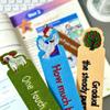 New Animals Embroidered Bookmark Non-woven Fabric Book Lovers Reading Book Clip Gift DIY Pagination Mark School Office Supplies
