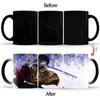 Newest design Sexy half naked woman Magic Mug BSKT-141 heat Color changing tea cup coffee mugs gift Ceramic Drinkware