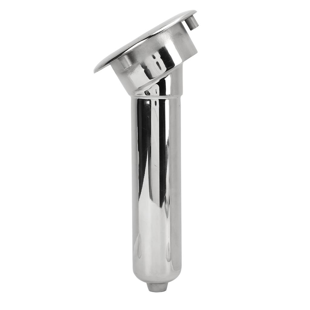 Boat Rod Cup Holder 316 Stainless Steel 280mm Rustproof Long Lasting Life Universal for Yachts Marines 30 degrees