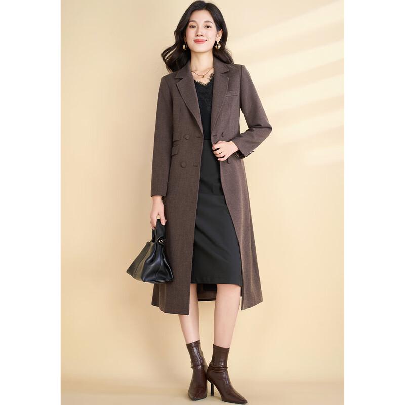 Kebeier Women's Commuter Mid-Length Trench Coat