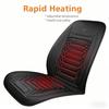 1/2 adet Kış Isıtmalı Araba Koltuğu Kılıfı 12V Isıtmalı Isıtıcı Araba Koltuğu Minderi Otomatik Evrensel Araba Koltuğu Koruyucu Pelerin Kılıfı Pedleri Seti