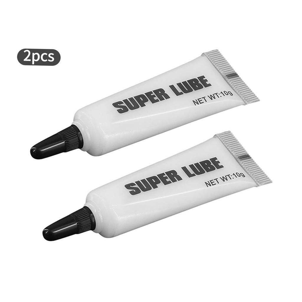 2 Stück Super Lube Schmierfett Schmieröl Rostschutz Schraubenstange Optische Achse Führungsschiene Reibung Lärm reduzieren für