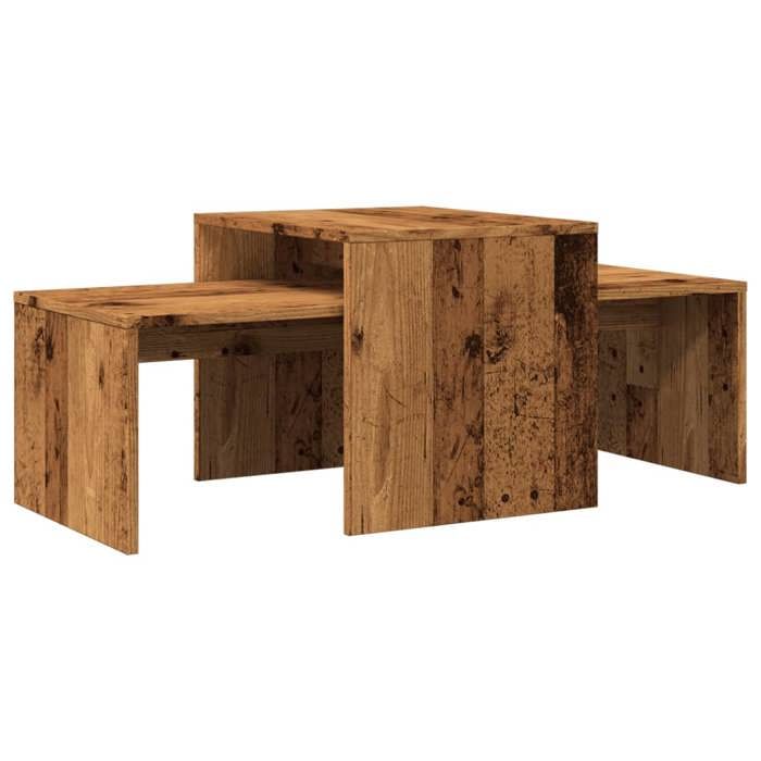VidaXL Coffee Table Old Wood 100x48x40 Cm Engineered Wood 856054