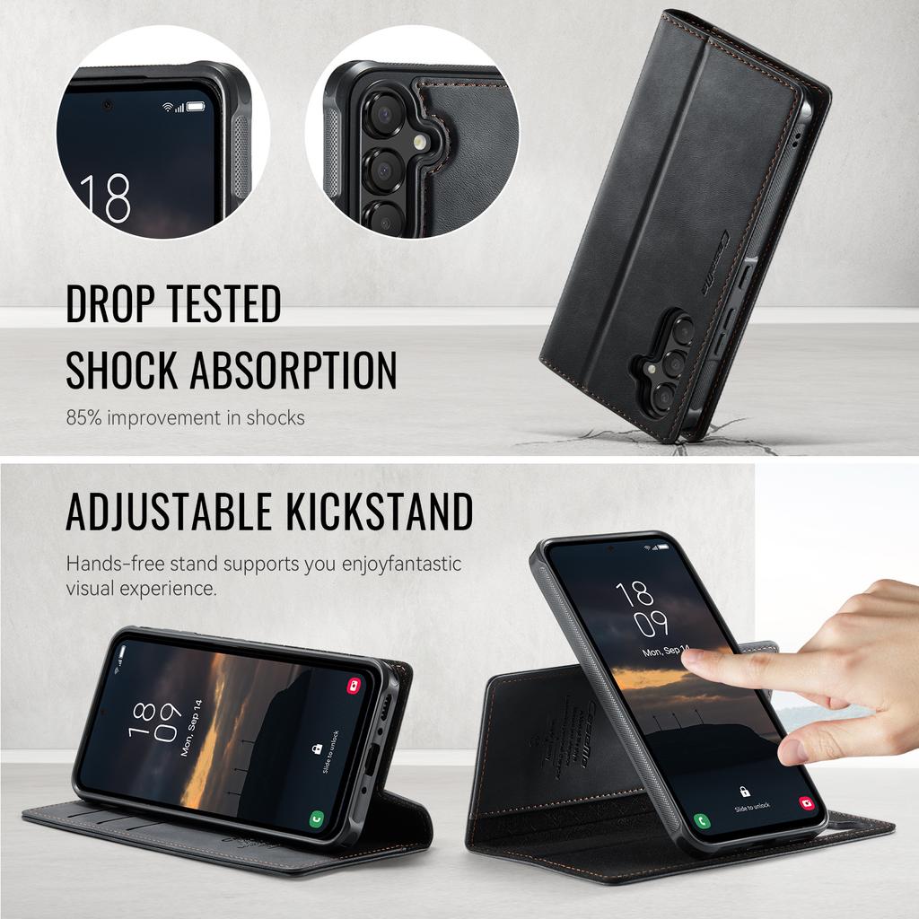 2 In 1 Detachable Wallet Cards Leather Case For Samsung Galaxy A56 A55 A54 A53 A52 A15 A35 A16 A13 A14 Magnetic Flip Stand Cover