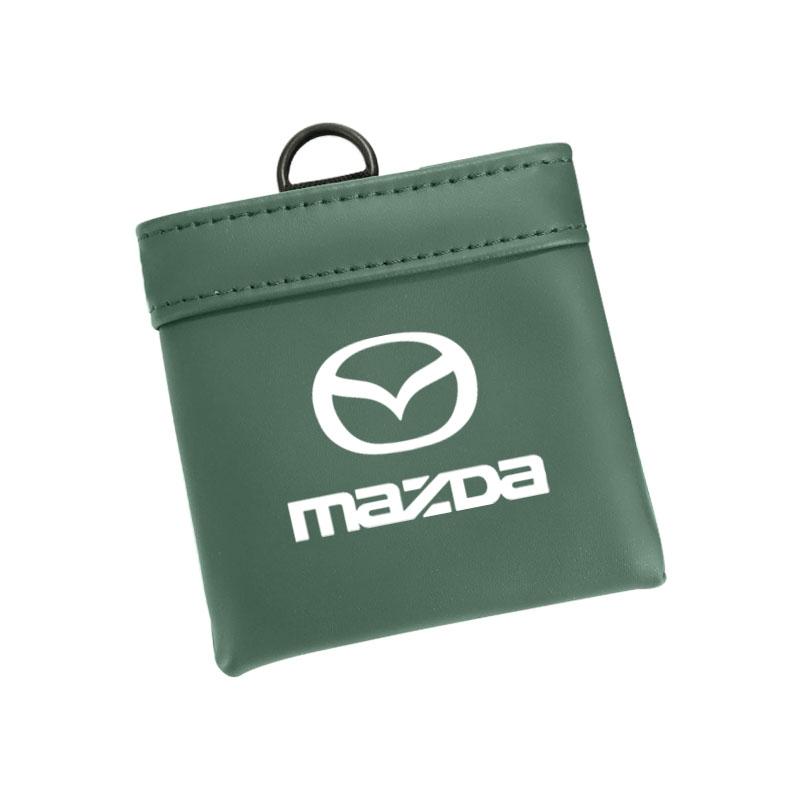 Car Leather Storage Bag Glasses Phone Key Organizer Box For Mazda 2 6 3 CX5 CX80 CX70 CX90 MX30 CX60 CX50 CX30 BT50 e-TPV CX3