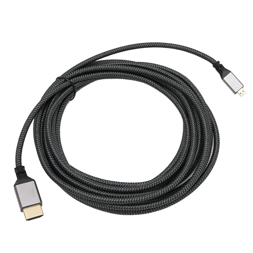 4K HD Multimedia Interface Cable Male to Male 18Gbps High Speed 4K 60Hz HD Knit   HD Multimedia Interface Adapter Cable