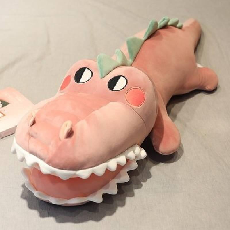 Entzückendes übergroßes Krokodil Plüschkissen Weiches Stofftier Spielzeug Kuschelfreund