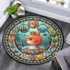 Underwater Kingdom Round Area Rug Under Office Chairs Bedroom Living Room Home Decor