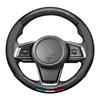 Car Carbon Fiber Leather Steering Wheel Cover For Subaru Outback Legacy Forester Levorg Impreza WRX STI BRZ Interior Accessories