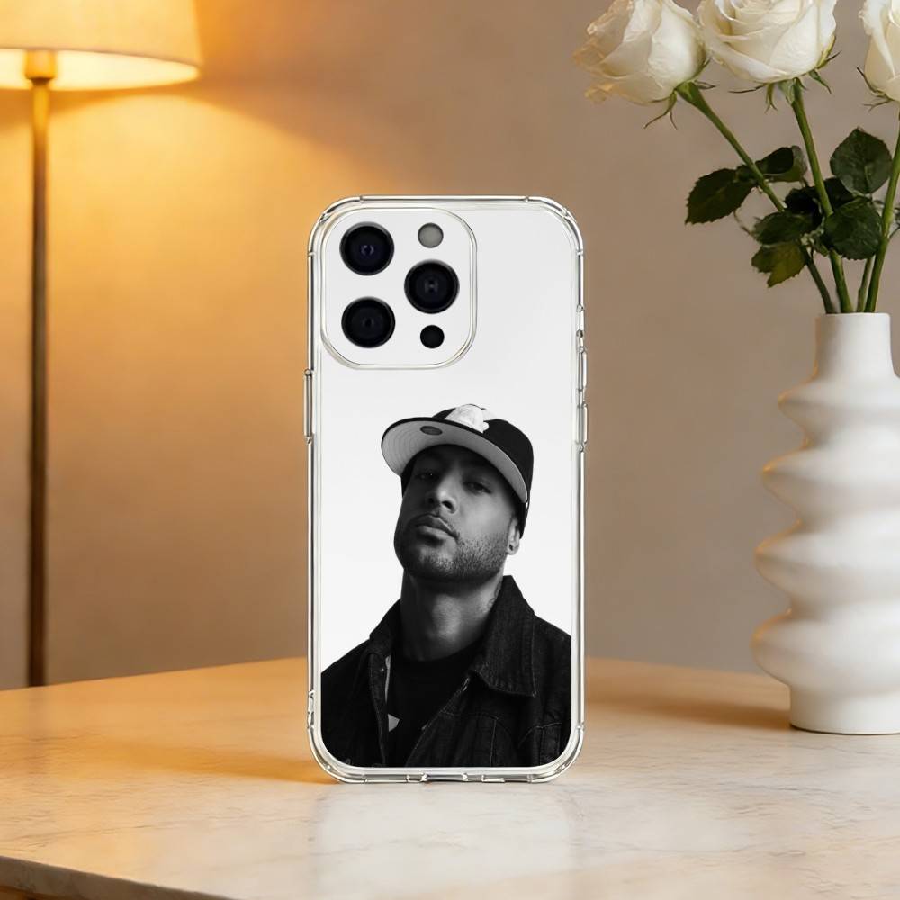 French Rapper Booba Phone Case For iPhone 17 16 15 14 13 12 11 Mini Pro Max Plus Transparent Cover
