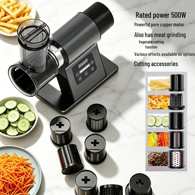 High-Power Electric Meat Grinder & Sausage Stuffer - Silent, Multifunctional, Automatic