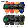 Sanda Student Sports Watch - Waterproof, Luminous Large Dial, Countdown Timer, Multifunction Alarm Clock, Square Electronic Design