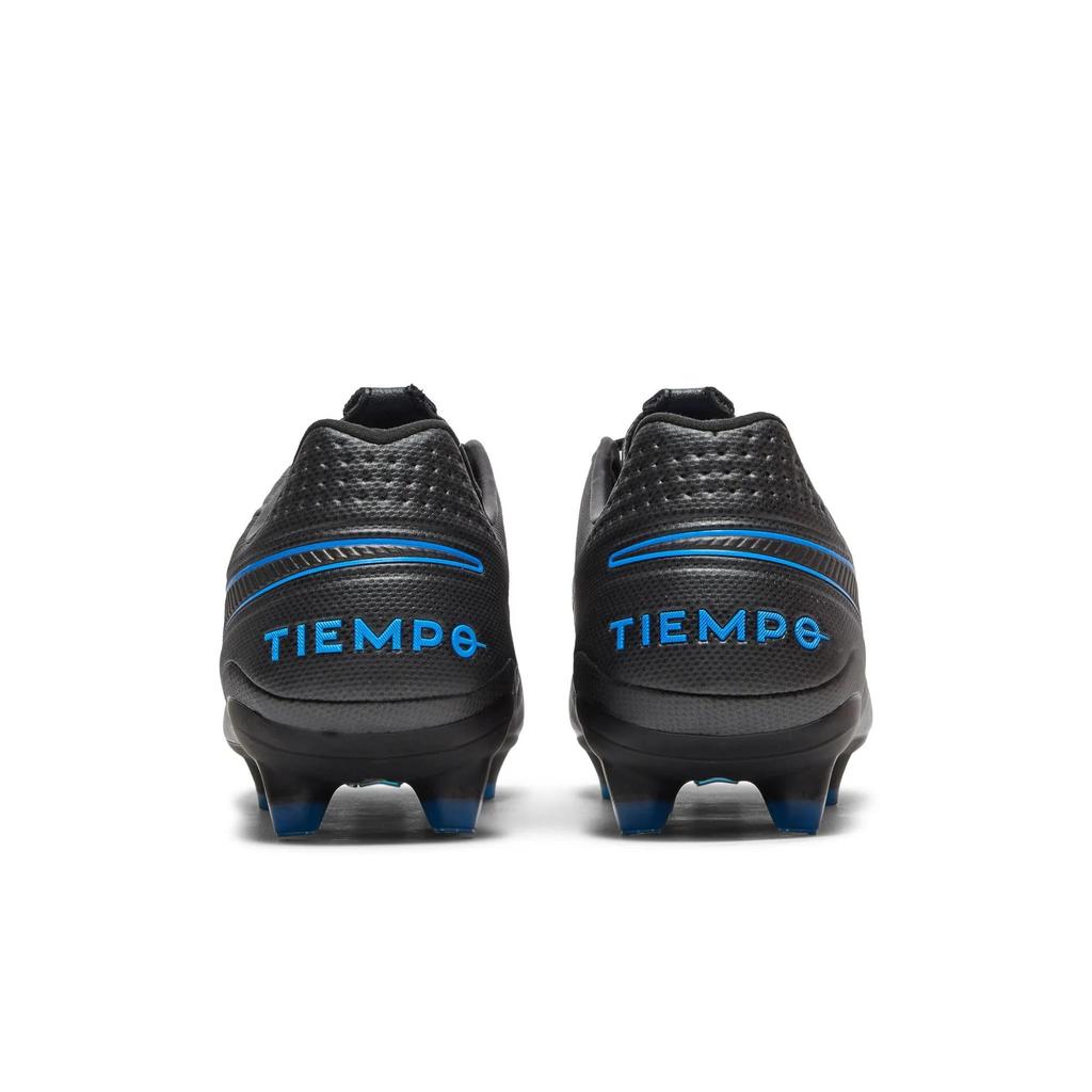 Nike Tiempo Legend 8 Pro FG 'Black Blue Hero' (Unisex) Black / Blue Hero / Black Soccer Shoes AT6133 004