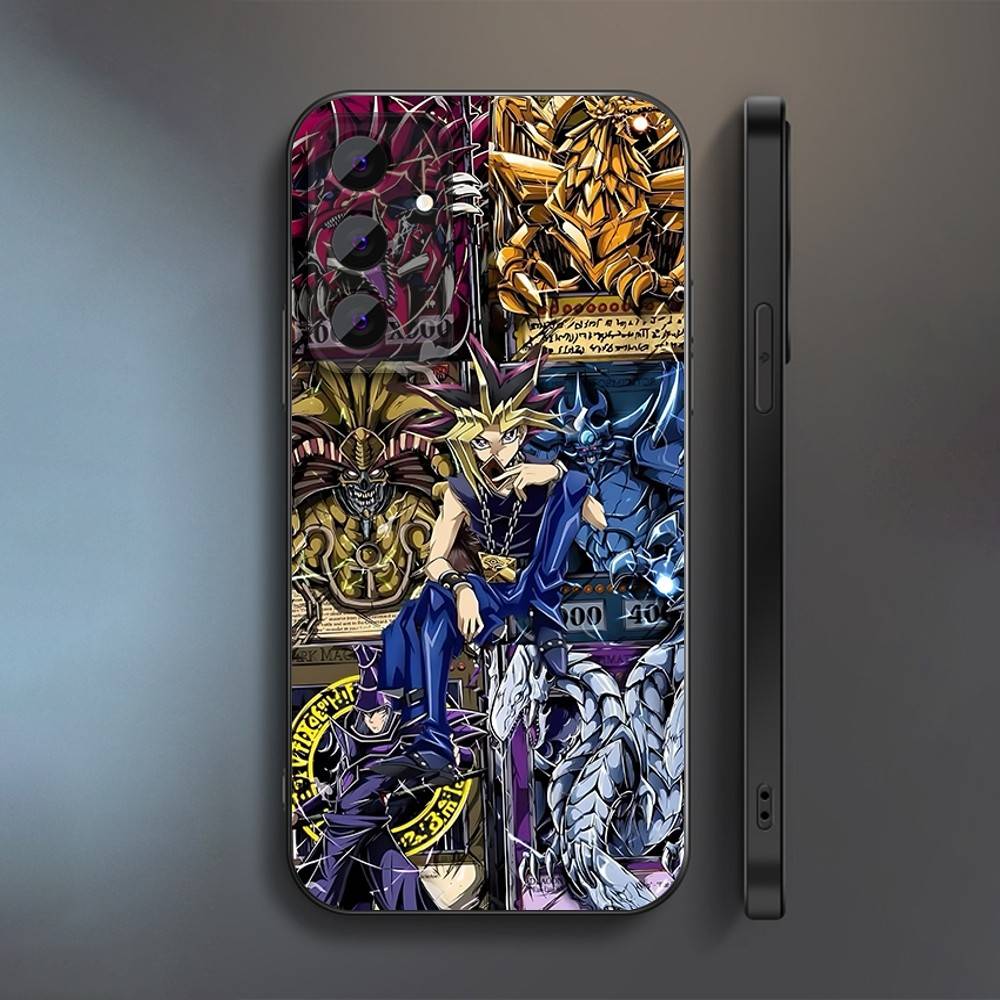 Yu-Gi-Oh Game Phone Case For Samsung S 25,24,23,22,30,21,10,9,Ultra,Plus,Lite,FE,4,5 G Soft Black Case Samsung S30Ultra5G