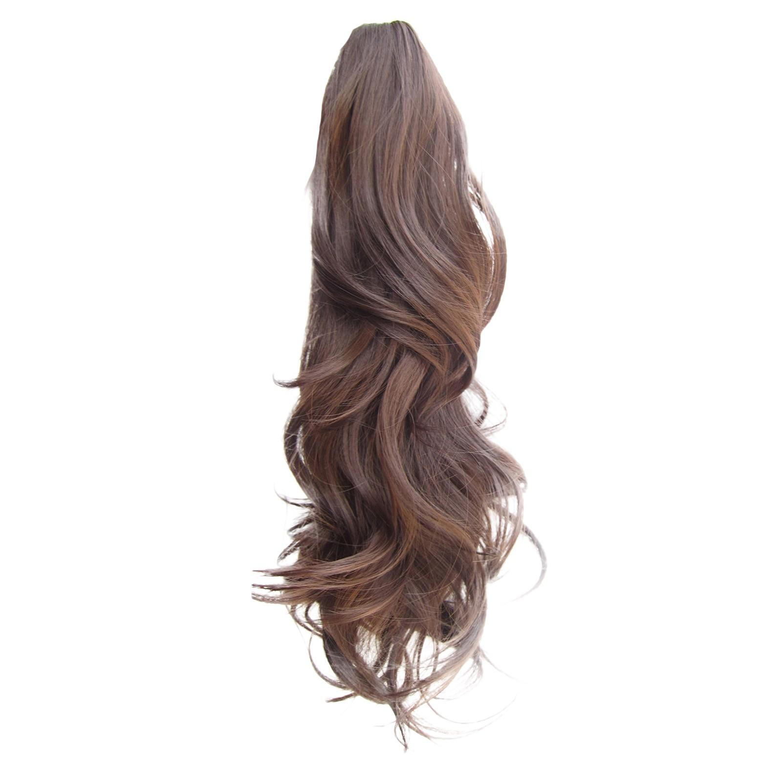 Длинный парик-булочка с конским хвостом — фото 6