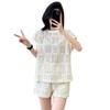 2026 Summer Petite Luxury Women's Suit: Hollow Out Top & Shorts Set – Slimming, Chic, and Trendy