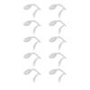 Clear Silicone Nose Pad 10 Pieces Anti Slip Cushions for Secure Glasses Fit No Pressure