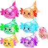 1Pcs Cute Axolotl Squishy Slow Rising Fidget Toys Soft Squeeze Sensory Toy For Kids And Adults Stress Ball For Anxiety And Focus