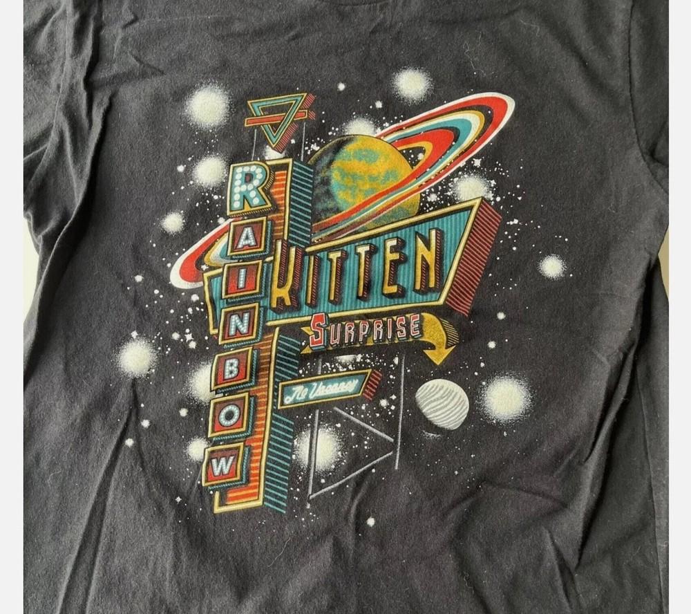 Rainbow Kitten Surprise No Vacancy 2019 Tour short sleeve black shirt KV38533 Unisex T-Shirt M