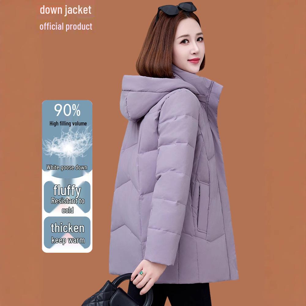 Women's Winter 2025 Thickened Down Jacket - Little Fragrance Style Trend