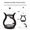 Heat-Resistant Glass Kung Fu Tea Set with Teacup, Teapot & Gaiwan - Automatic Household Set