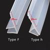 Bande d'étanchéité en caoutchouc silicone forme F/H, 2 mètres de large, pour l'étanchéité de vitres, fenêtres, portes de douche, 6, 8, 10, 12 mm.