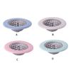 Kitchen Sink Strainer Wide Application Easy to Clean Durable Silicone Easy Install Silica Gel Silicone Sink Drain, Blue