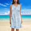 Women's Fashion Floral Print V-Neck Camisole Dress