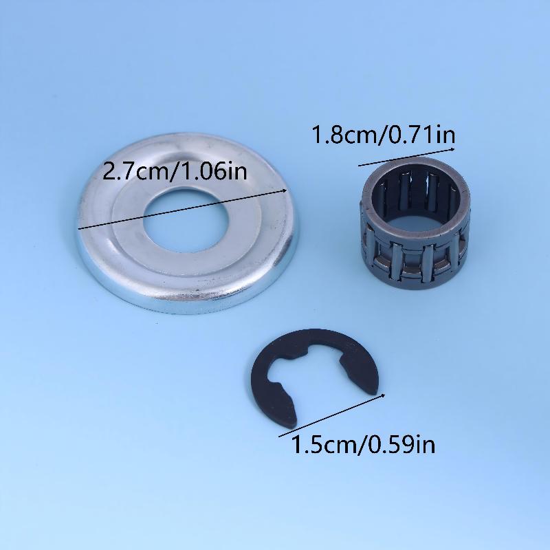 1 Satz Nadellager Ersatz Kupplungsscheibe E-Clip für MS180 MS250 MS170 MS230 Nadellager Scheibe
