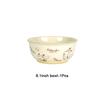 SHUNXIANG Ceramic tableware Cartoon pattern Ceramic Bowl & plate Underglaze Color Double Ear Soup Bowl Noodles Bowl Dining plate